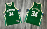 Jersey BUCKS Milwaukee Bucks Icon Edition 2022-23 #34 Antetokounmpo Verde