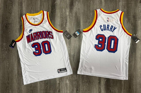 Jersey Golden State Warriors Swingman Classic Edition #30 Stephen Curry (Blanco)