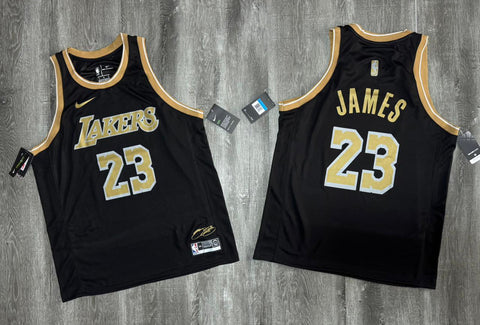 Jersey Los Angeles Lakers 2024 Select Series #23 James (Negro)