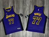 Jersey Los Angeles Lakers #77 Luka Dončić (Morado)