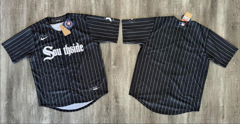 Jersey MLB Chicago White Sox City Connect Southside (Negro con rayas)