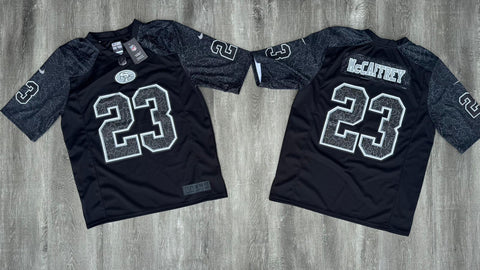 Jersey Fútbol Americano San Francisco 49ers #23 Christian McCaffrey (Negro) Limited