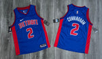 Jersey Detroit Pistons #2 Cade Cunningham Icon Edition Azul