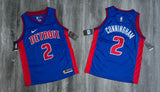 Jersey Detroit Pistons #2 Cade Cunningham Icon Edition Azul