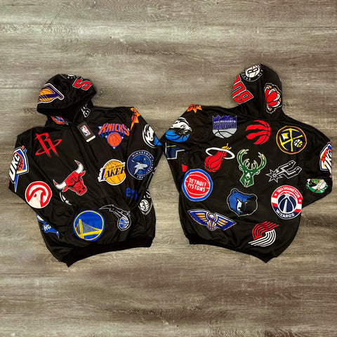 Sudadera NBA Logos (Negro) S01