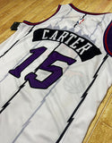 Jersey Toronto Raptors #15 Vince Carter Blanco